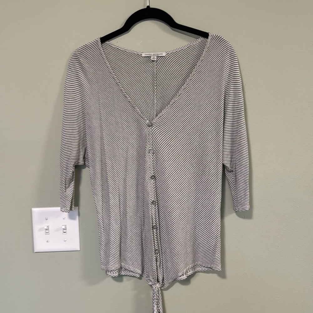 Flowy striped top - medium